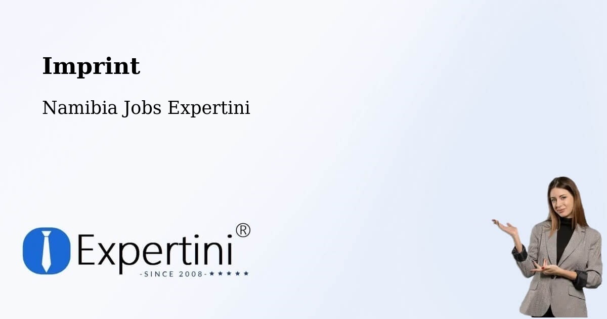 Imprint – Outapi - Namibia Jobs Expertini
